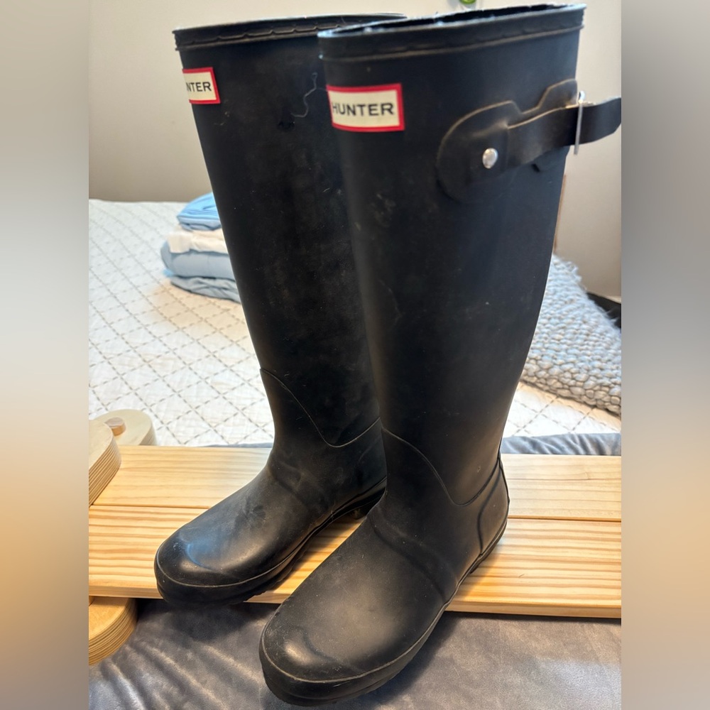 Hunter Black Women's Winter & Rain Boots